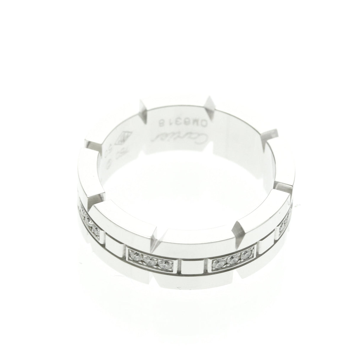 Cartier Tank Française · 18K White Gold · Diamond
