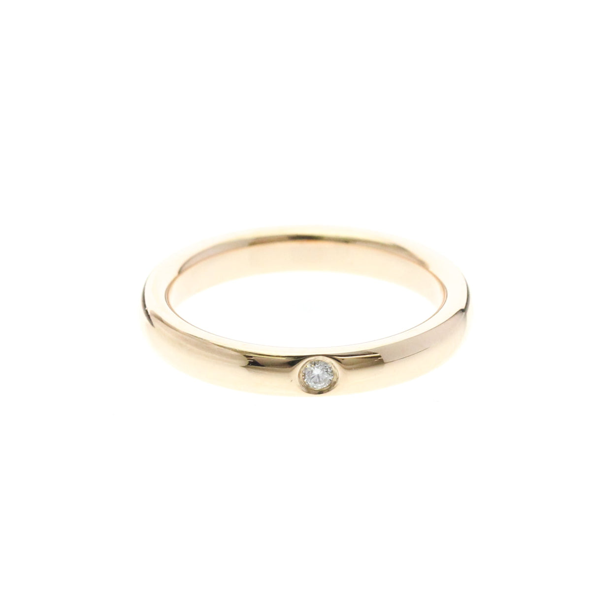 Tiffany Stacking Band · Diamond · Rose Gold