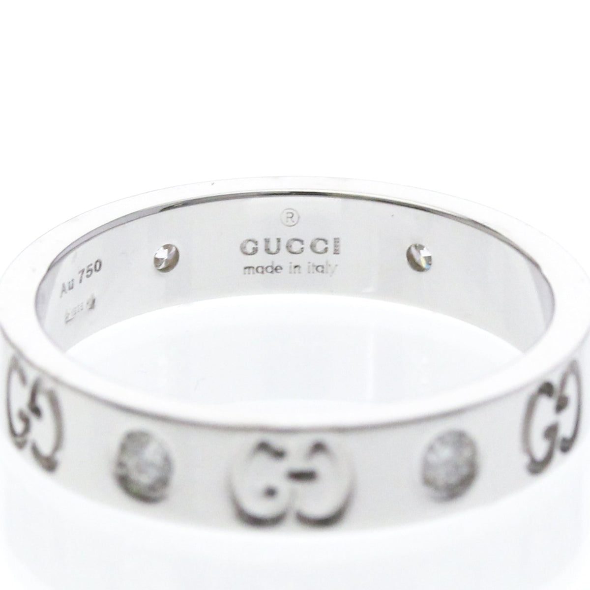 Gucci Icon · Diamond · 18K White Gold