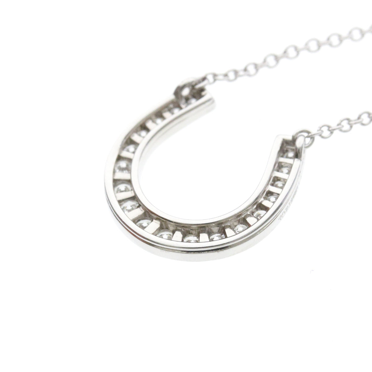 Tiffany Horseshoe · Platinum · Diamond