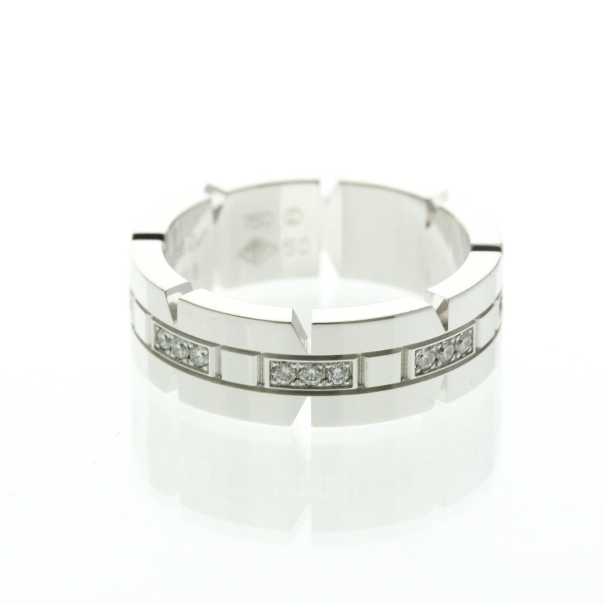 Cartier Tank Française · 18K White Gold · Diamond
