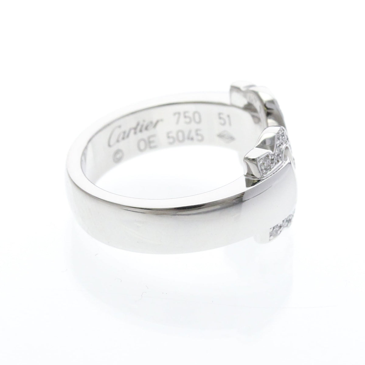 Cartier 2C Boucle Diamond · 18K White Gold
