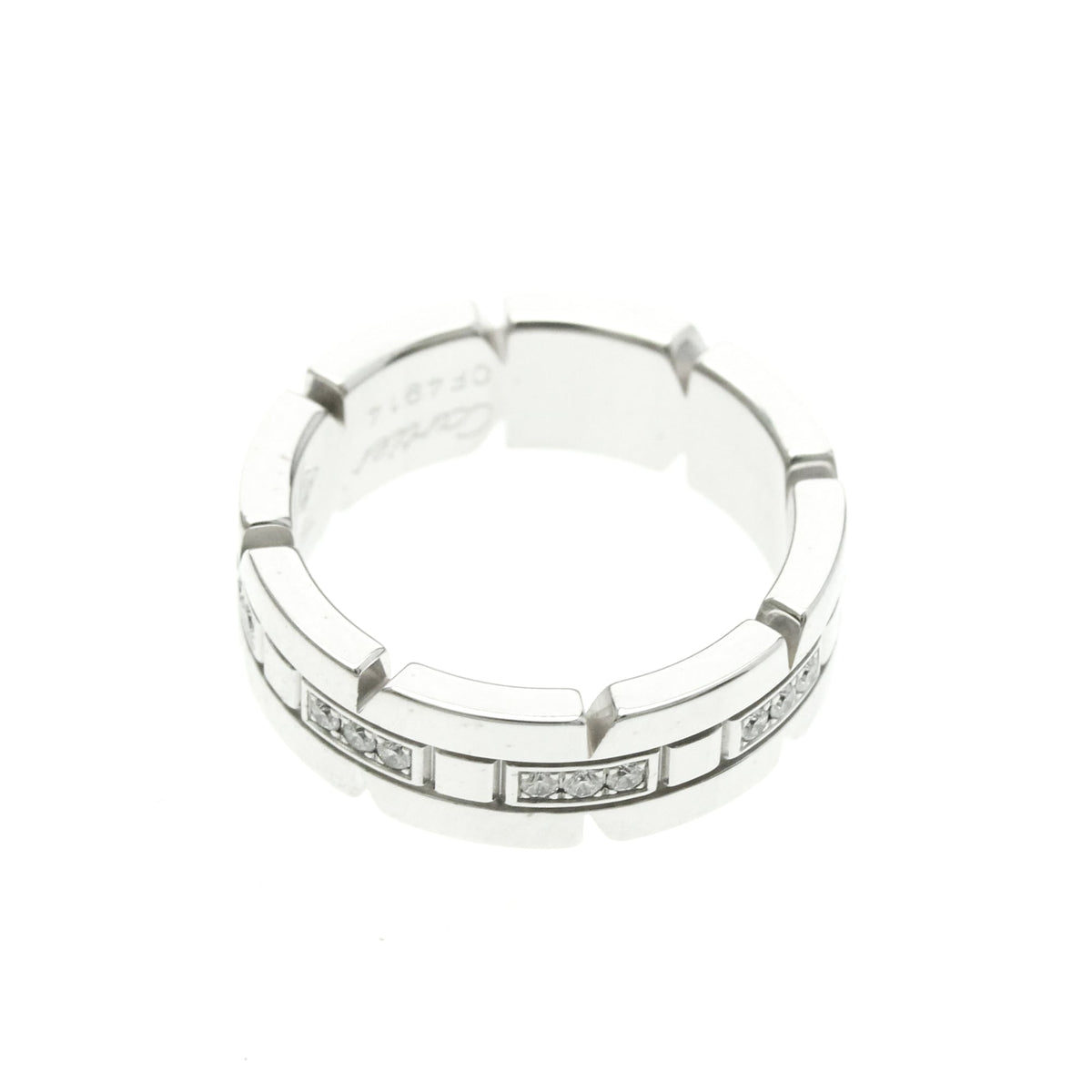 Cartier Tank Française · 18K White Gold · Diamond