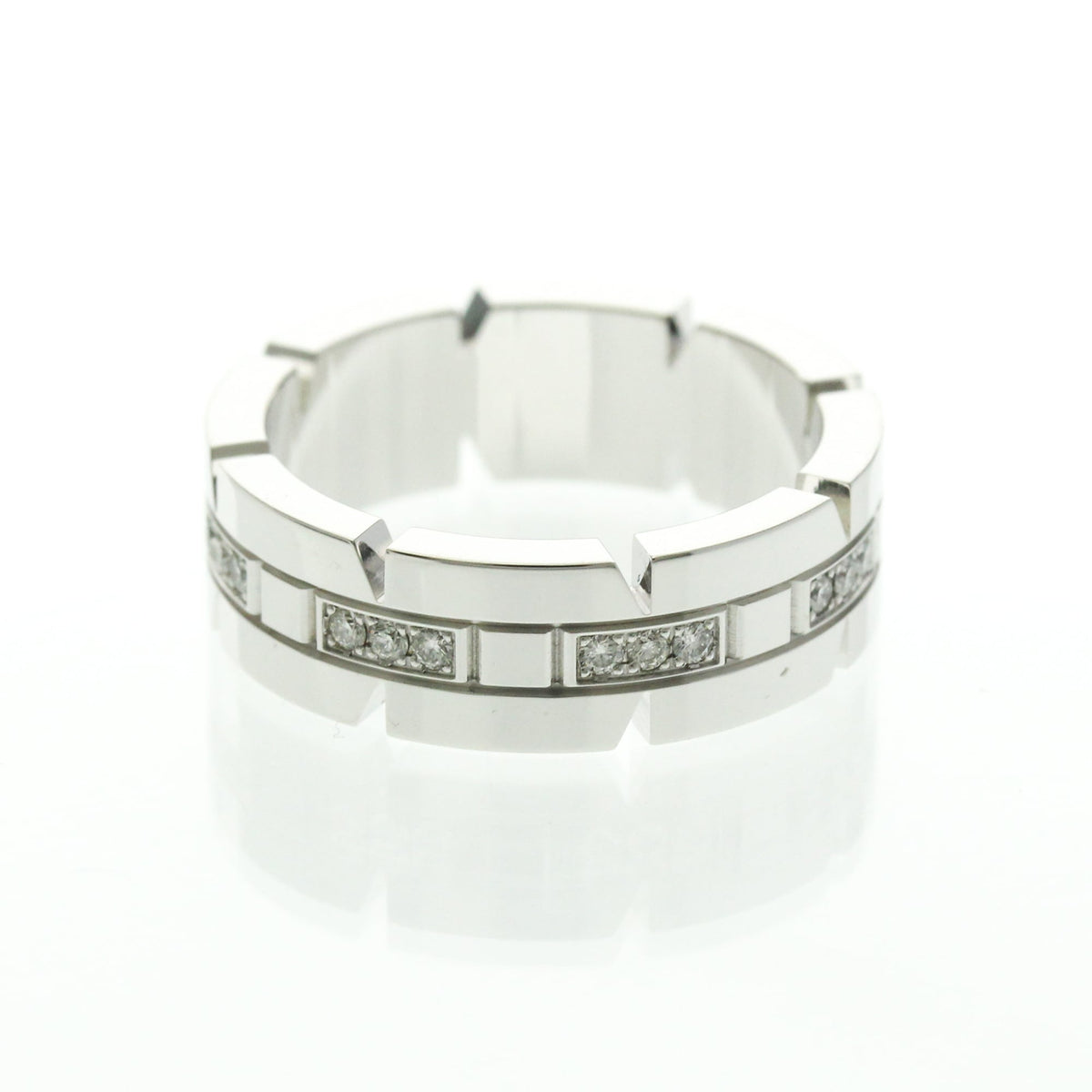 Cartier Tank Française · 18K White Gold · Diamond