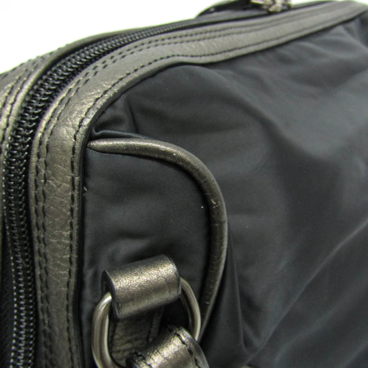 Burberry · Nylon & Leather Tote
