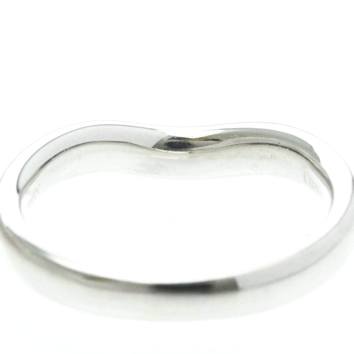 Tiffany Curved Band · Platinum · Diamond