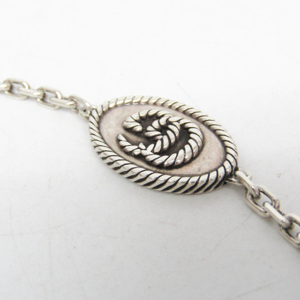 Gucci Double G · Silver 925 Charm Bracelet