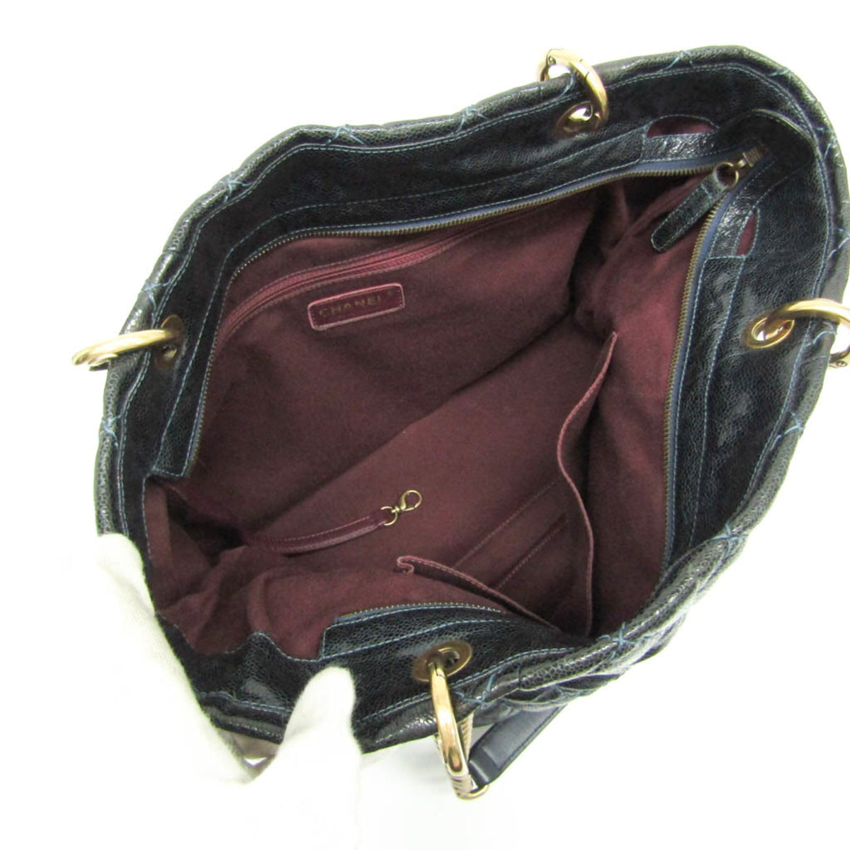 Chanel Matelasse Chain · Grained Calfskin