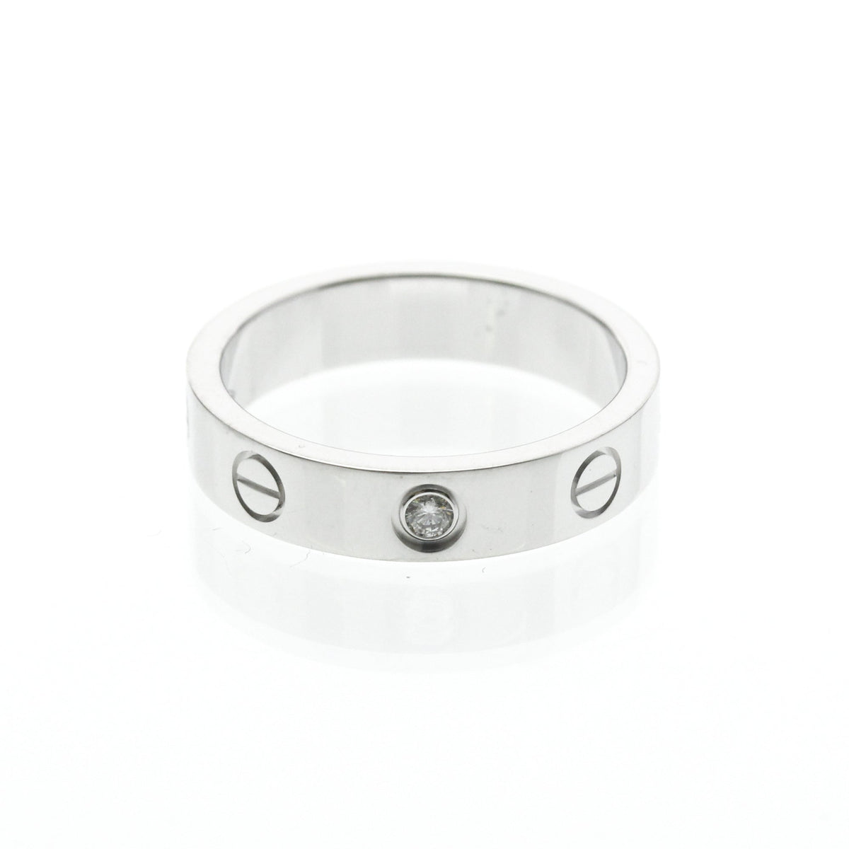 Cartier Mini Love · 18K White Gold · Diamond