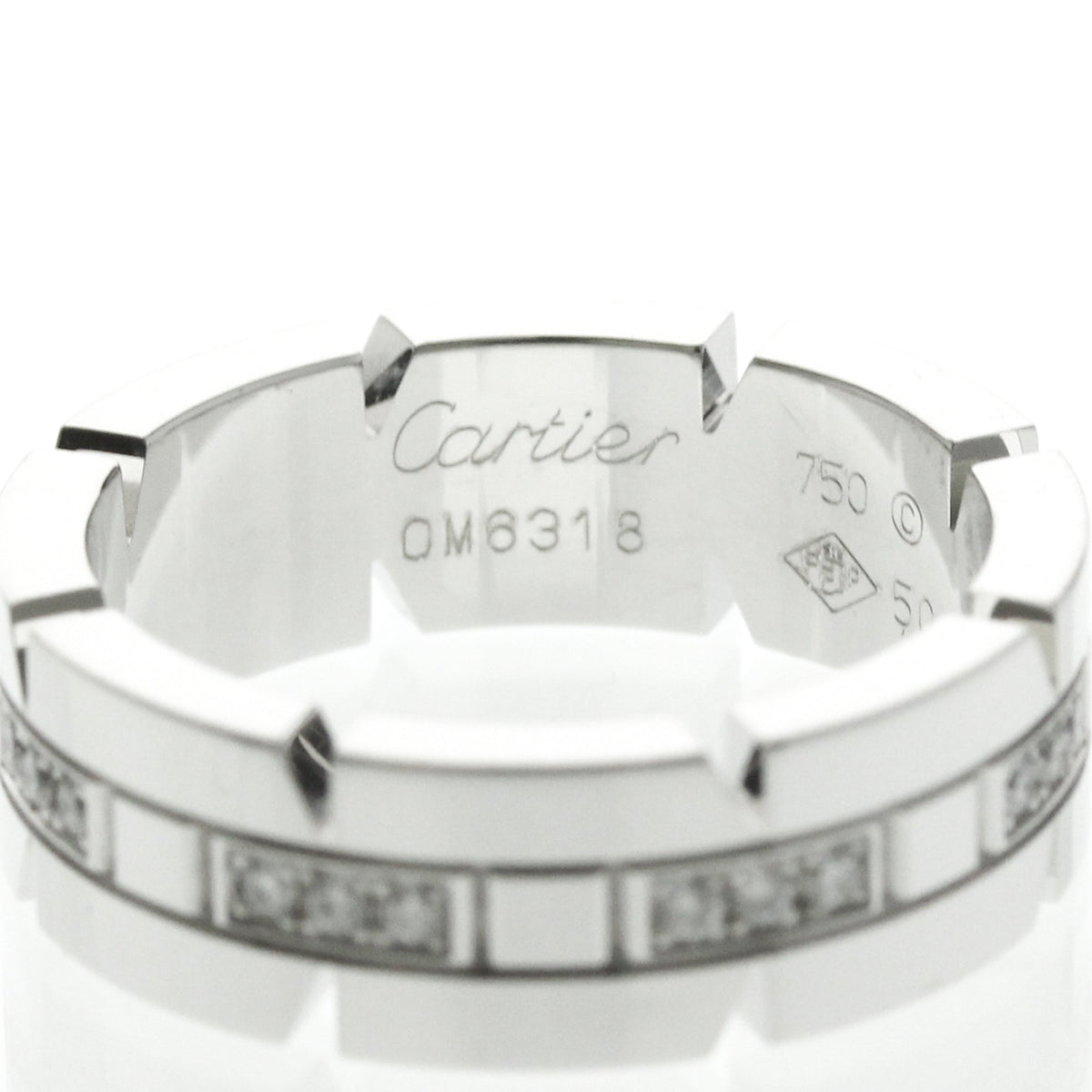 Cartier Tank Française · 18K White Gold · Diamond