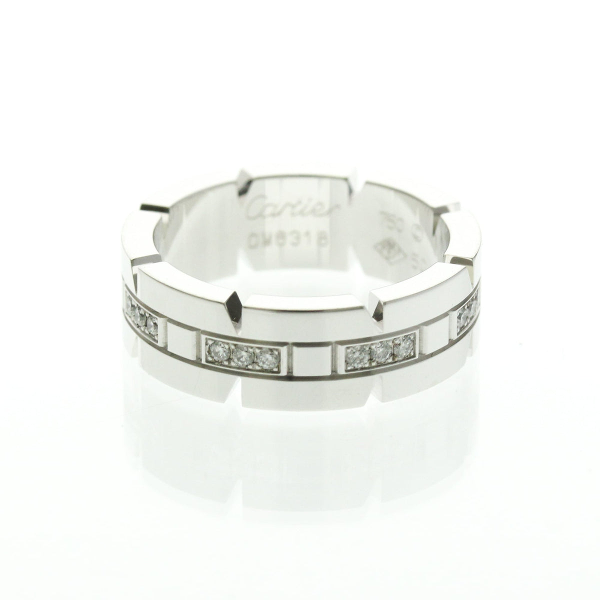 Cartier Tank Française · 18K White Gold · Diamond