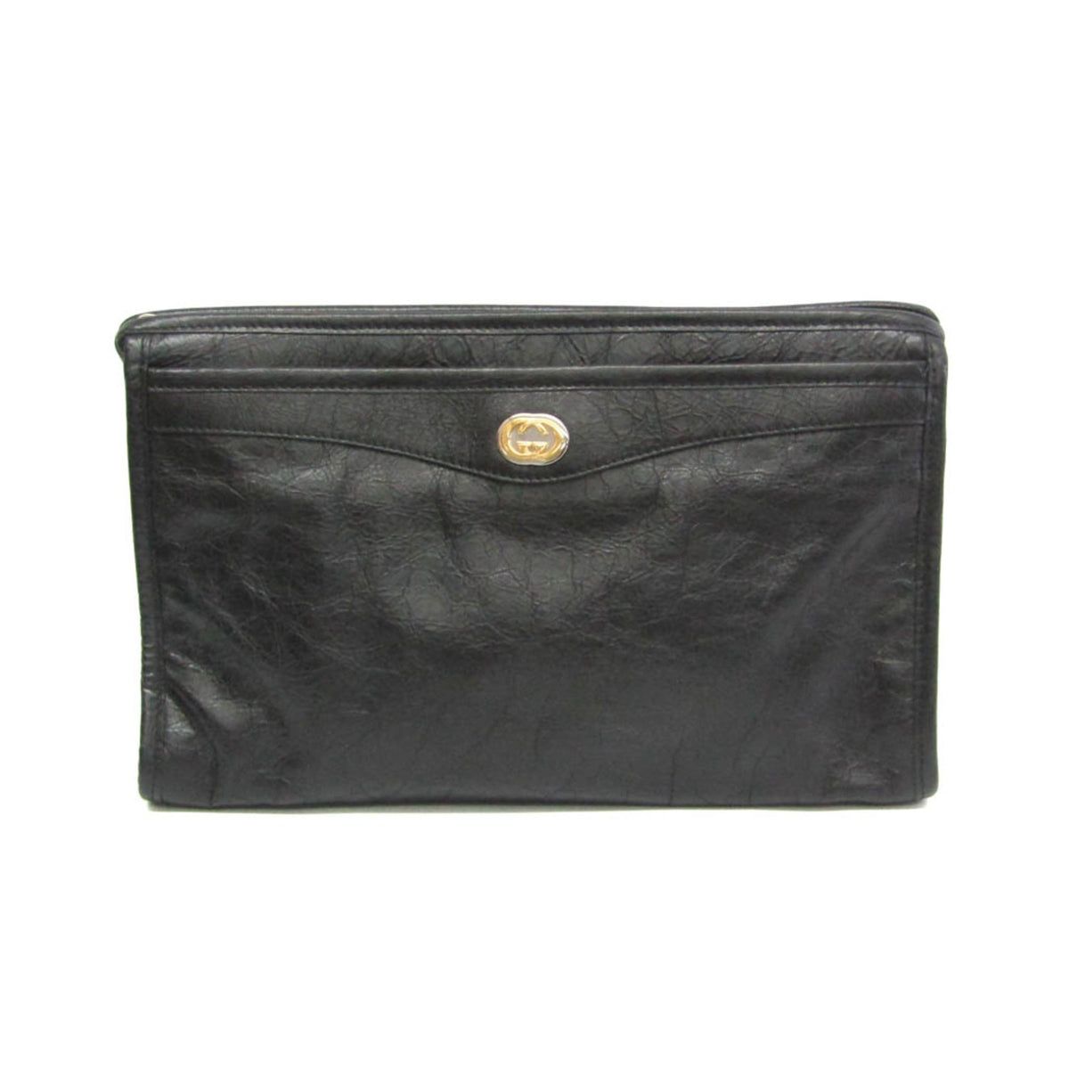 Gucci Interlocking · Leather Clutch
