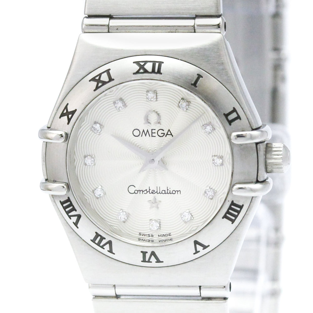 Omega Constellation · Diamond · Steel · Quartz