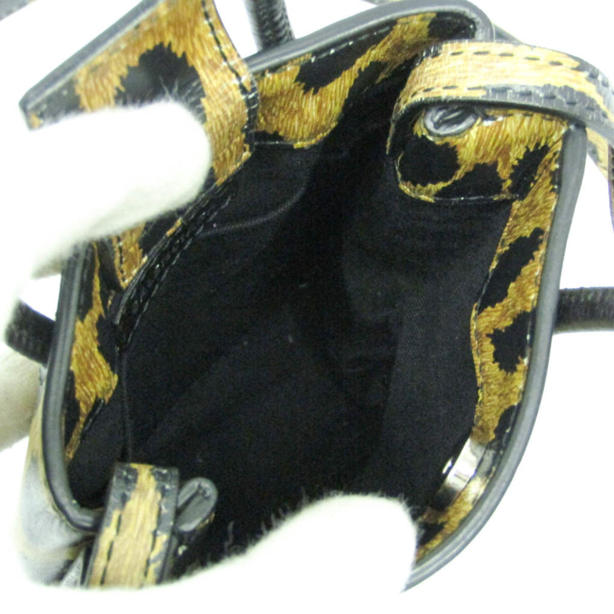 Balenciaga Shopping · Leopard Print Leather