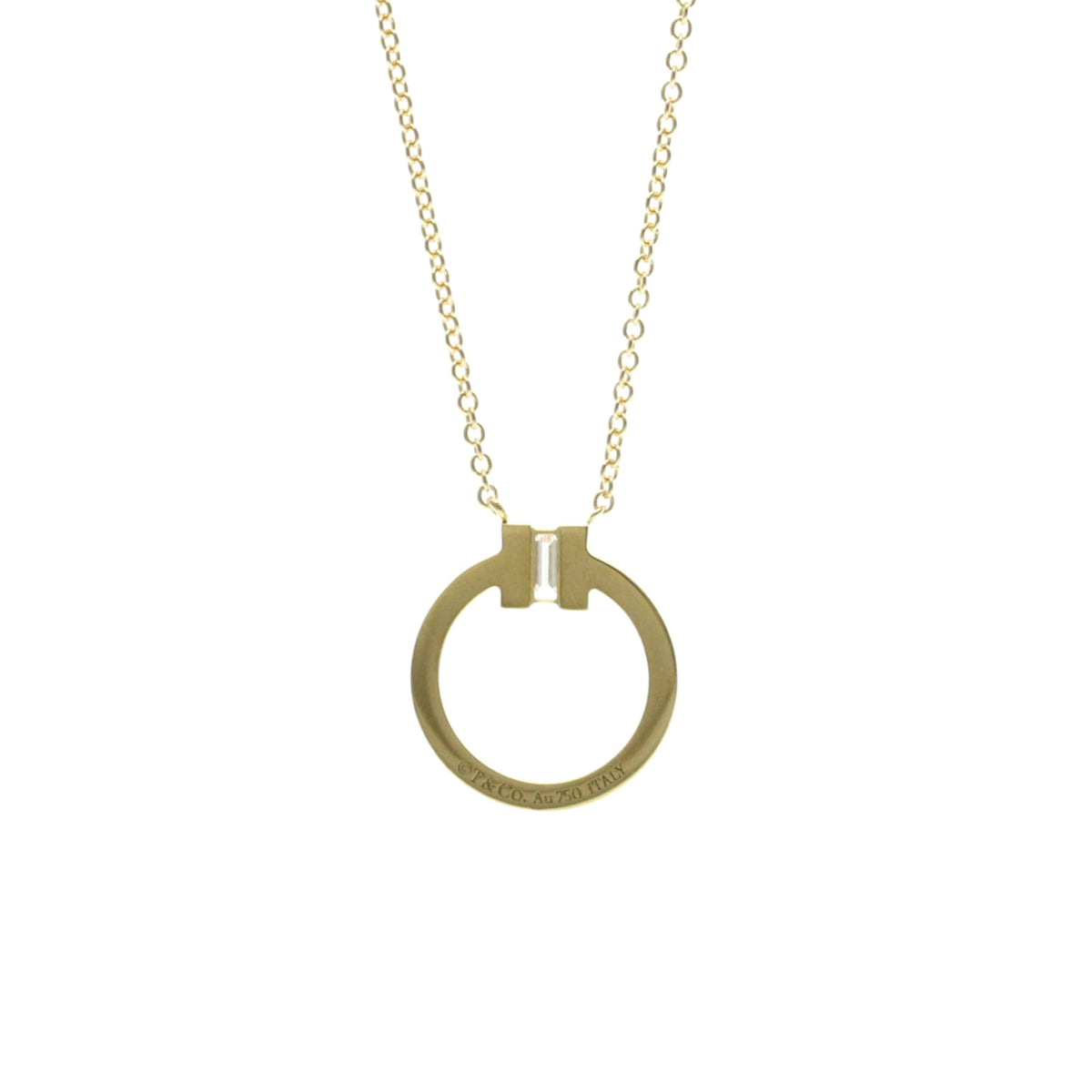 Tiffany T Circle · 18K Yellow Gold · Diamond
