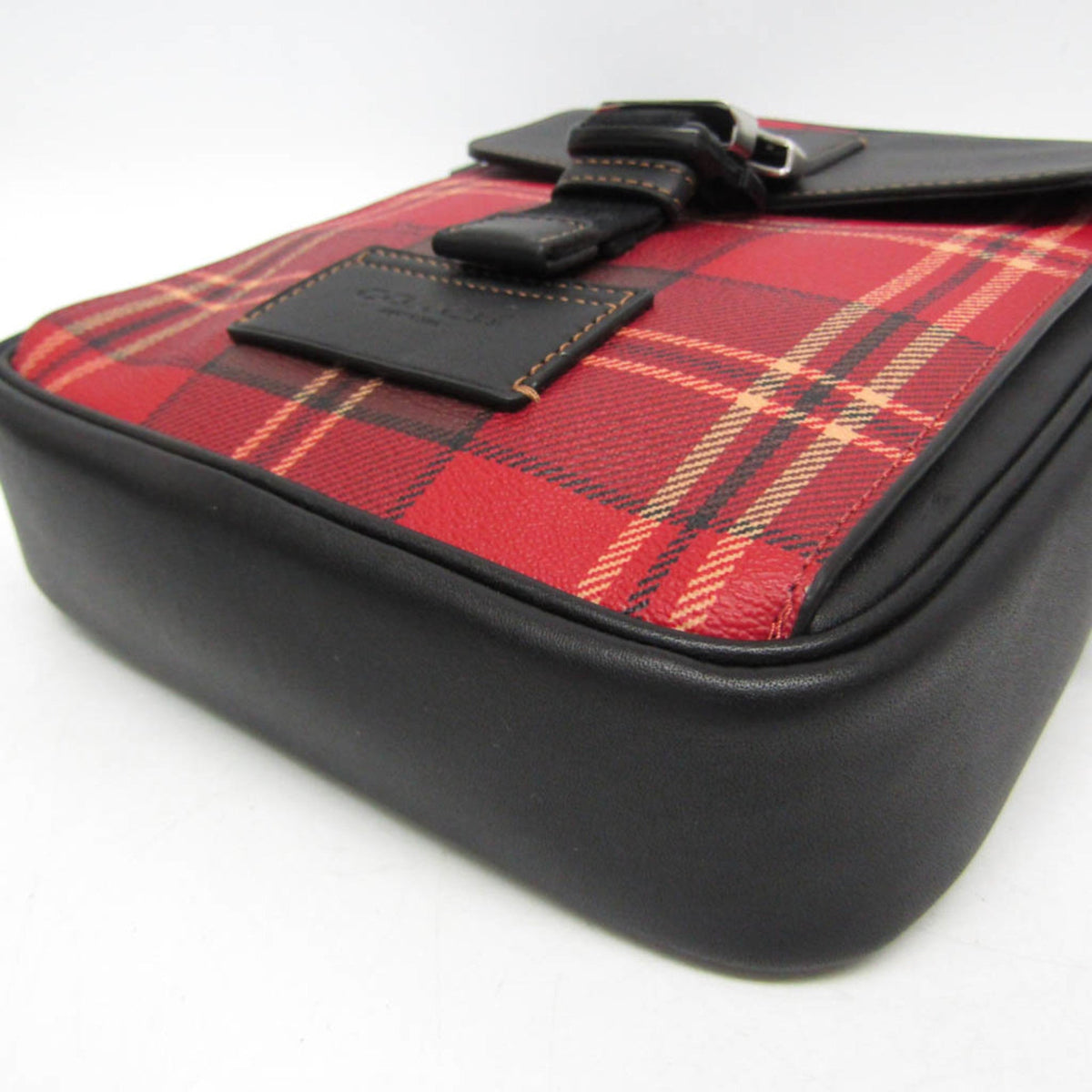 Coach Track Pack · Tartan Plaid · Leather