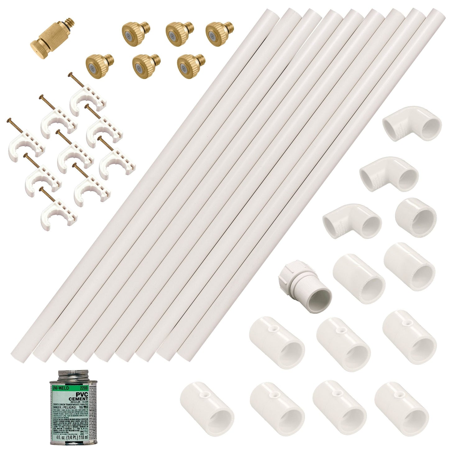 Performance 12 FT. PVC Mist Cooling System 20070