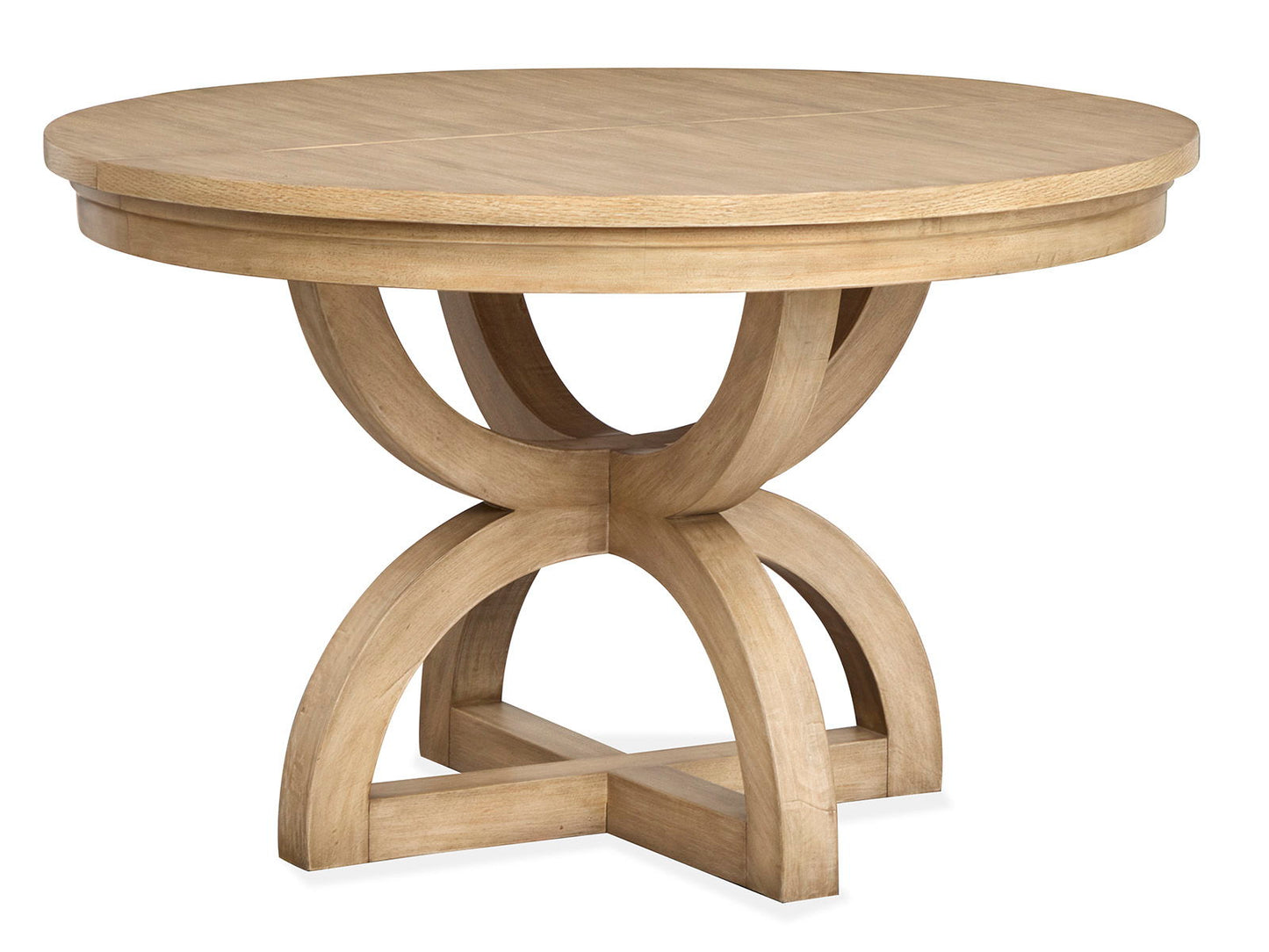 Coventry - Extendable 48" Round Dining Table - Honey Wheat
