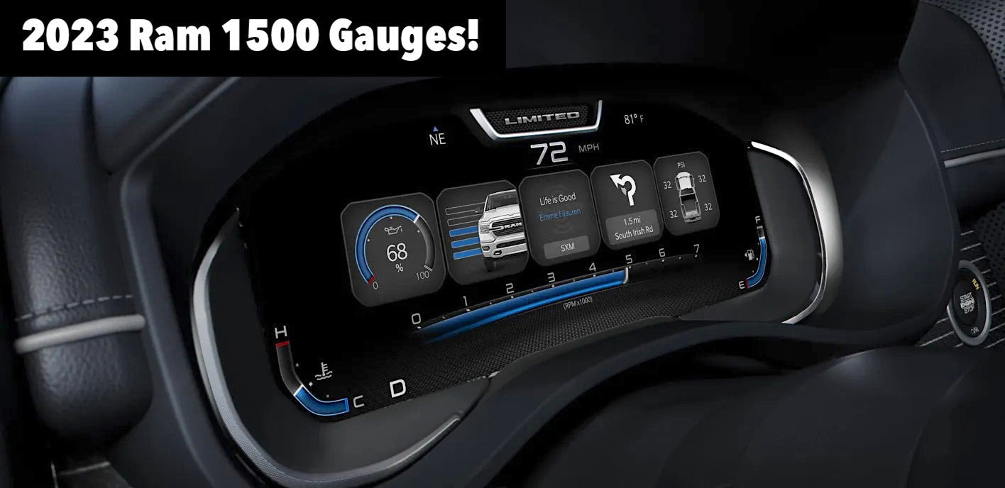 2019–2026 RAM 1500 12″ OEM Digital Cluster Plug and Play Kit