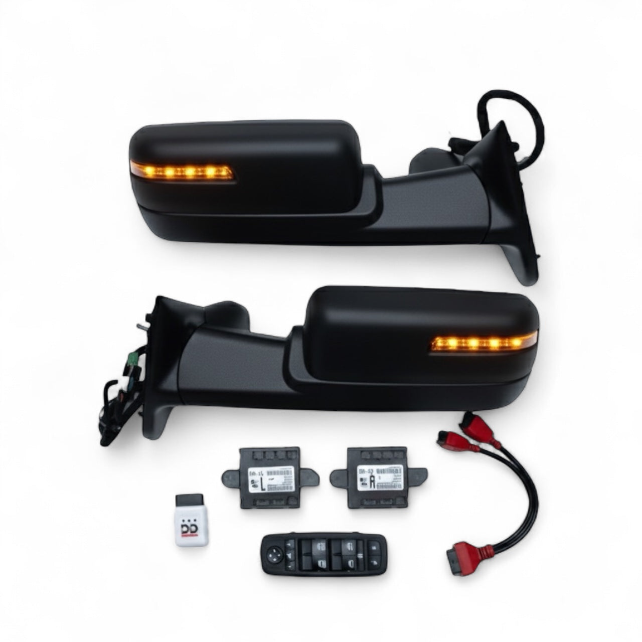 2023–2024 Genuine Ram 2500/3500/4500/5500 Power Folding Tow Mirrors Kit | Plug & Play
