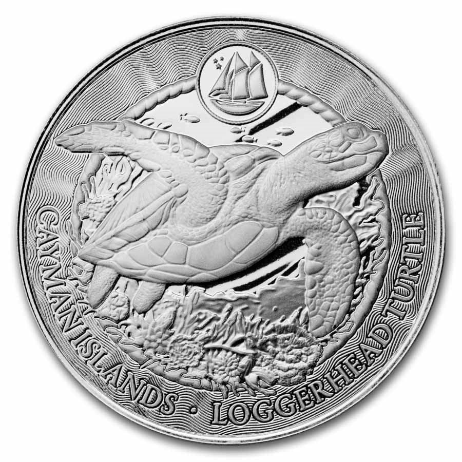 2026 Cayman Islands 1 oz Silver Loggerhead Turtle BU