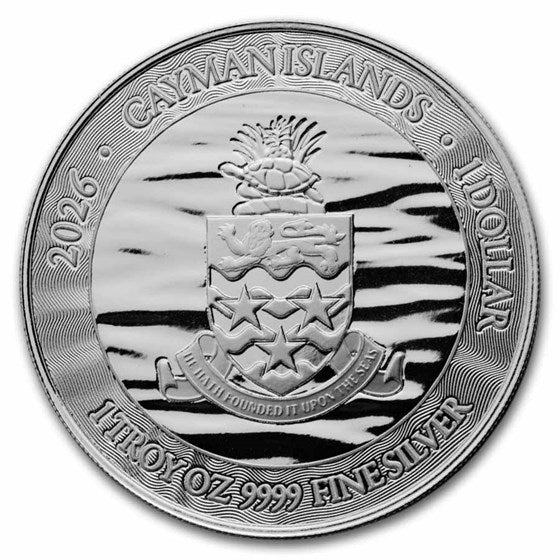 2026 Cayman Islands 1 oz Silver Loggerhead Turtle BU