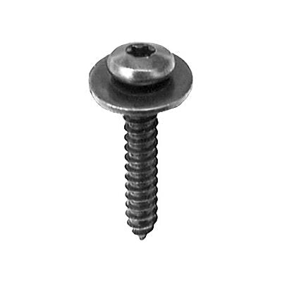 M4.2 x 25mm Torx Pan Head Sems Tapping Screw Black Zinc
