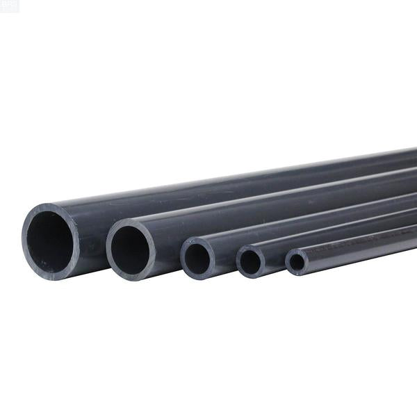VENTRAL Schedule 80 PVC Pipe 3/4 Inch (1.05 OD), Grey, Cut Lengths for Industrial, Plumbing, Chemical, High-pressure