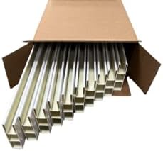 Vinyl Fence Warehouse - 8ft Vinyl Pocket Rails for Privacy Fence (4, White)