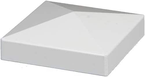 5" Vinyl Fence Pyramid Post Caps (6, White) - Vinyl Fence Warehouse