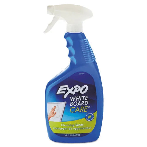 EXPO White Board CARE Dry Erase Surface Cleaner, 22 oz Spray Bottle, 12/Carton (1752229CT)