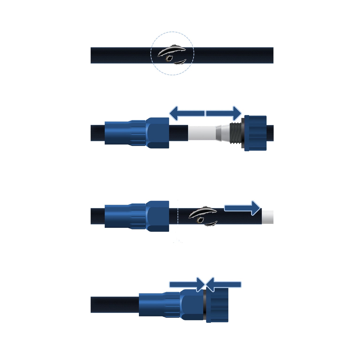 100 ft x 5/8" Expanding Hose; Orbit Aeroflex 22129
