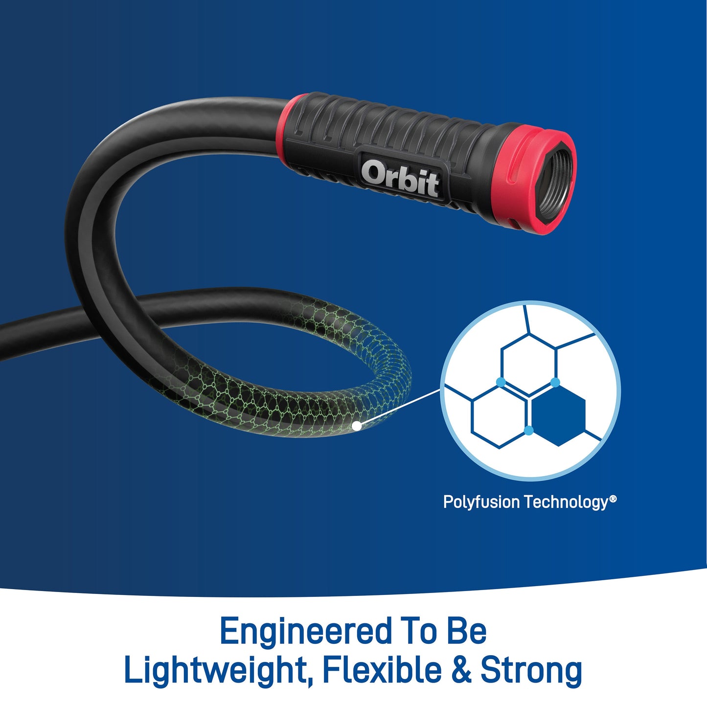 100 ft x 5/8" Polyfusion Hose Orbit Pro | 22140