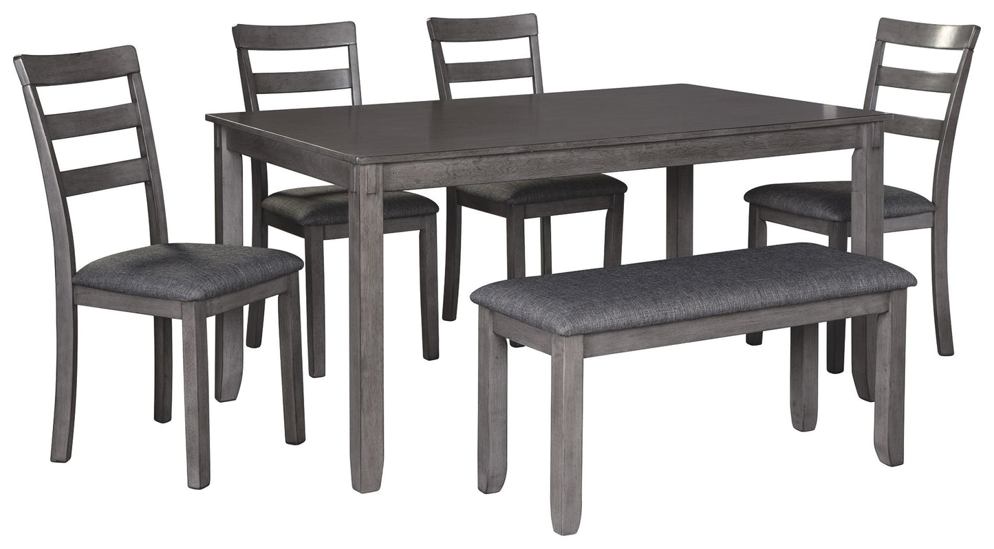Bridson - RECT DRM Table Set (Set of 6) - Gray