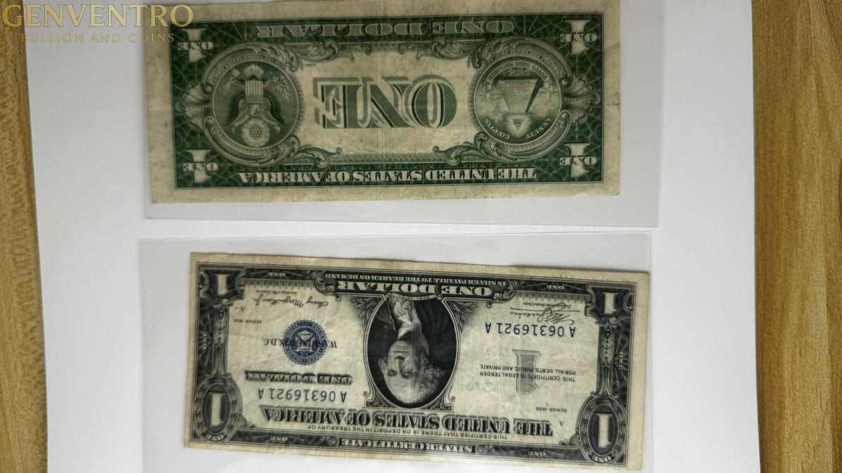 1935 Blue Seal $1 Silver Certificates