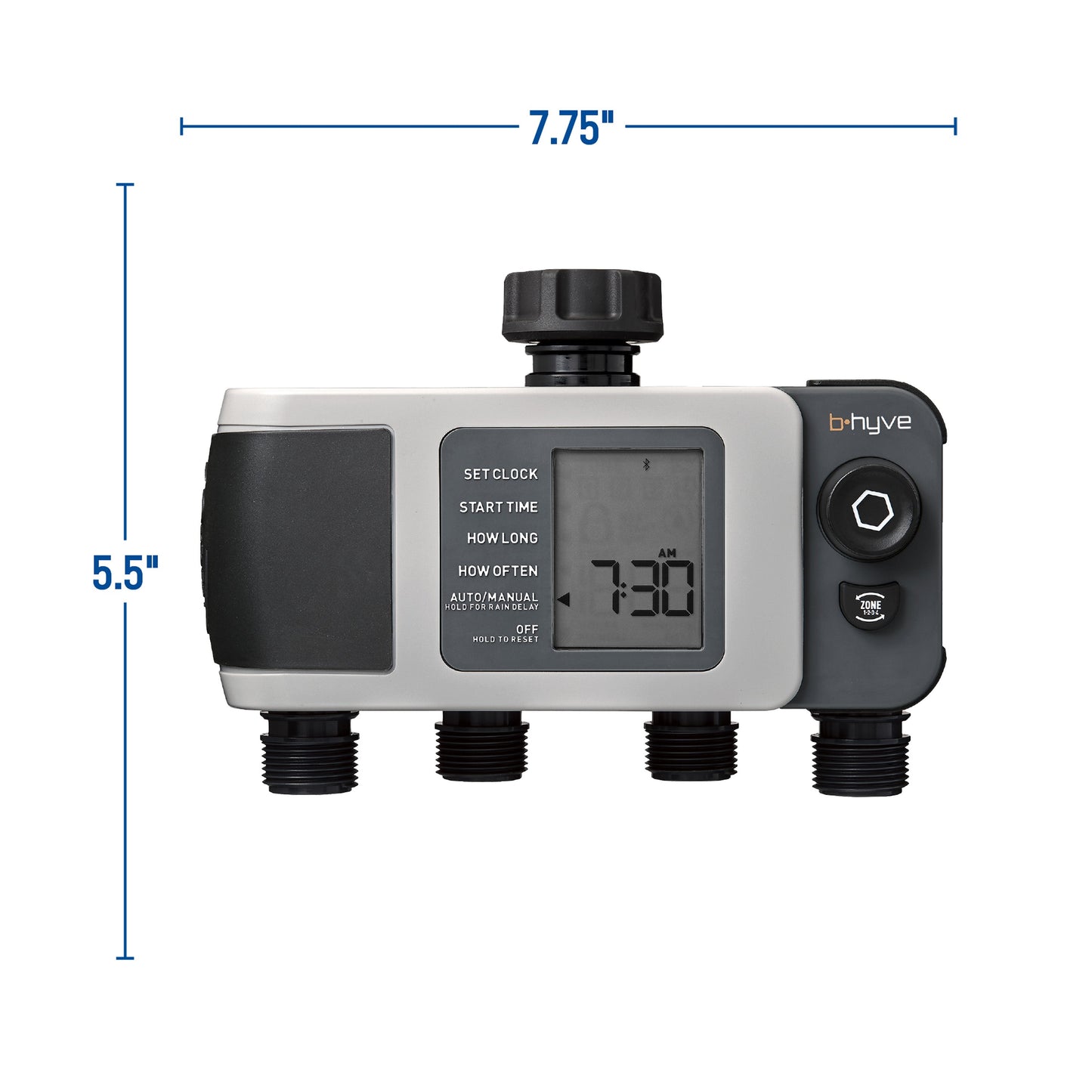 B-hyve XD Bluetooth 4-Outlet Hose Faucet Timer | 24634