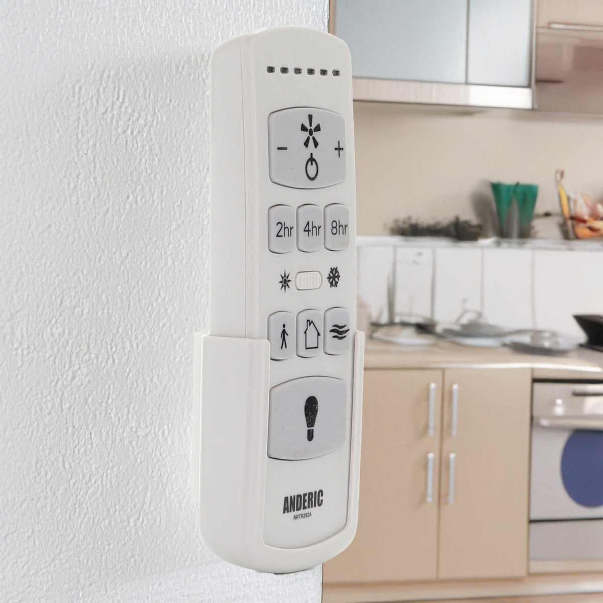 Anderic Substitute for Harbor Breeze KUJCE10612 Ceiling Fan Remote Control [RRTR292A]
