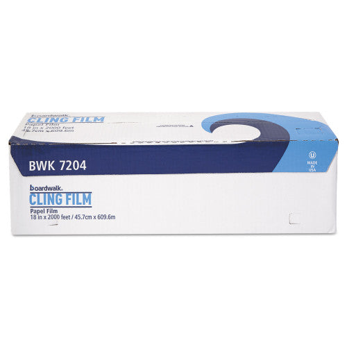 Boardwalk® PVC Food Wrap Film, 18" x 2000-ft. Roll, 1 Roll per Carton (BWK7204)