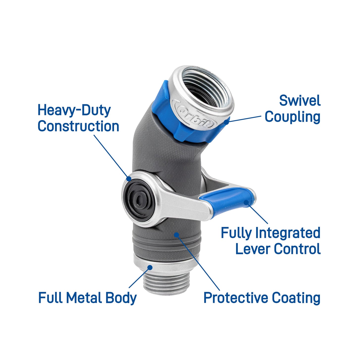 Orbit Elevated Gooseneck Shut-Off Coupling 28295