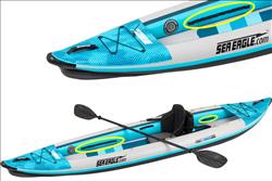 The 385ft FastTrack V-bottom Inflatable Kayak - Pro Solo Package