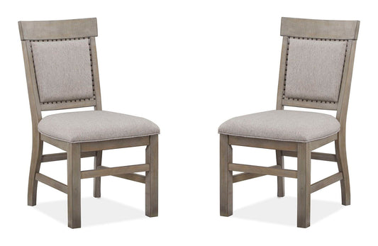 Tinley Park - Dining Side Chair With Upholstered Seat & Back (Set of 2) - Dove Tail Gray