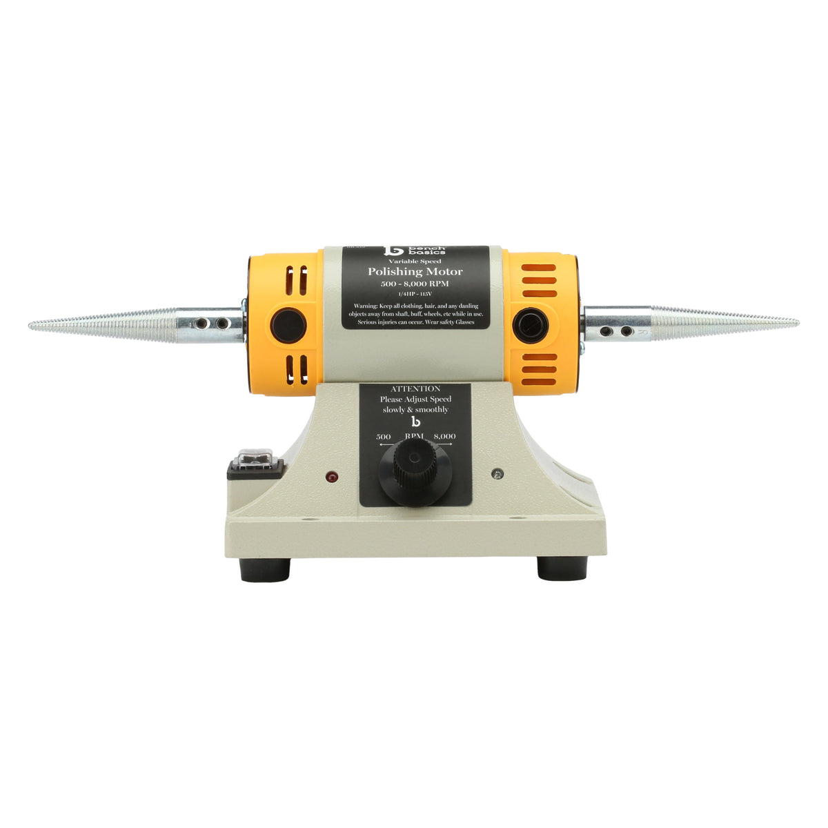 Variable Speed Polishing Bench Lathe - 8,000 RPM, Bench Basics