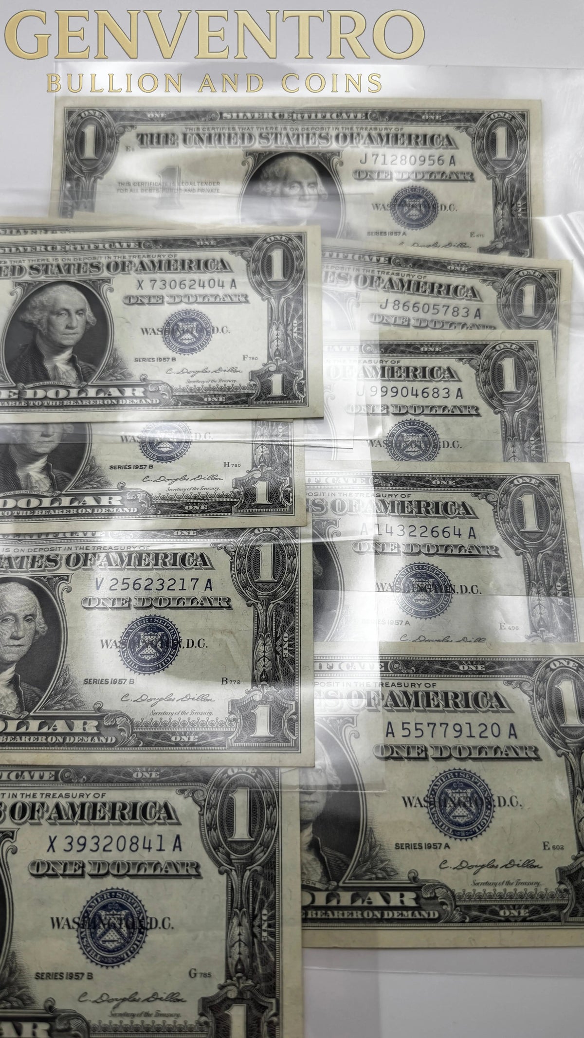 1957 $1 Silver Certificate Blue Seal