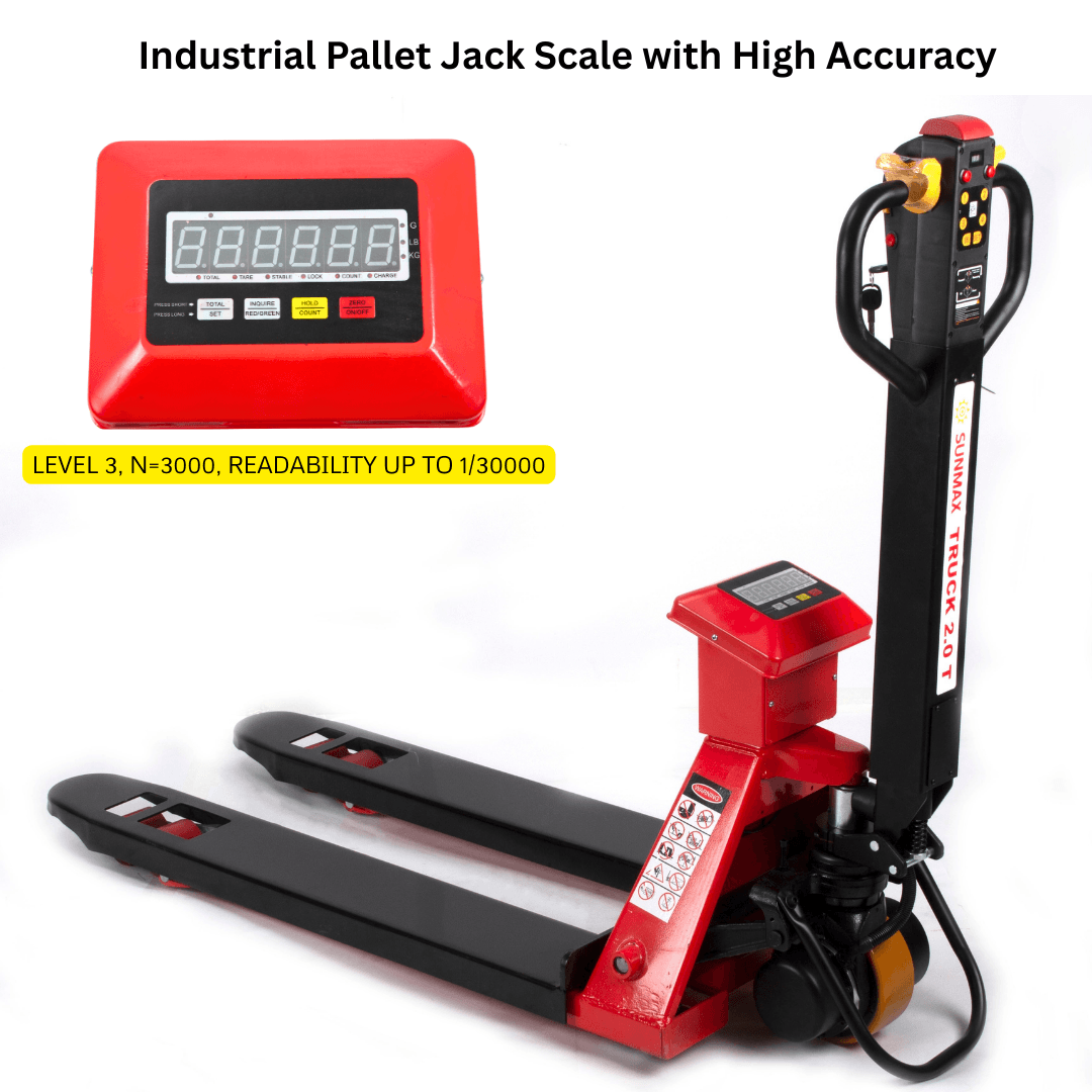 PT4400W Electric Pallet Jack with Built-In Scale, 4,400 lb Lithium-Powered Walk-Behind Pallet Jack