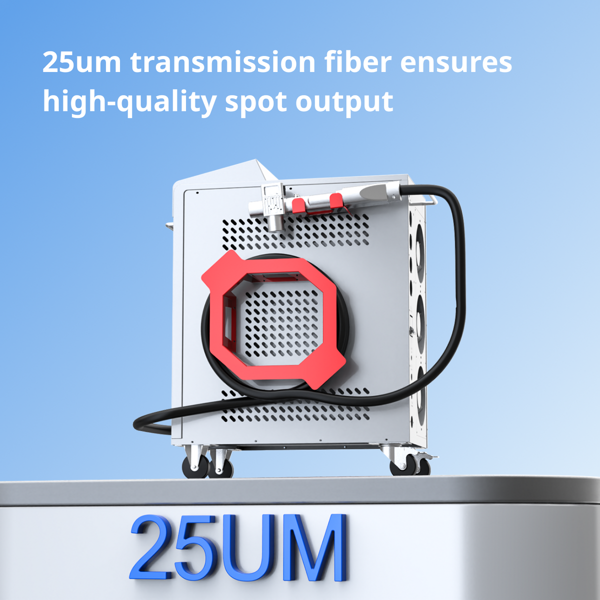 Hand-Held Fiber Laser Cleaner 2000W