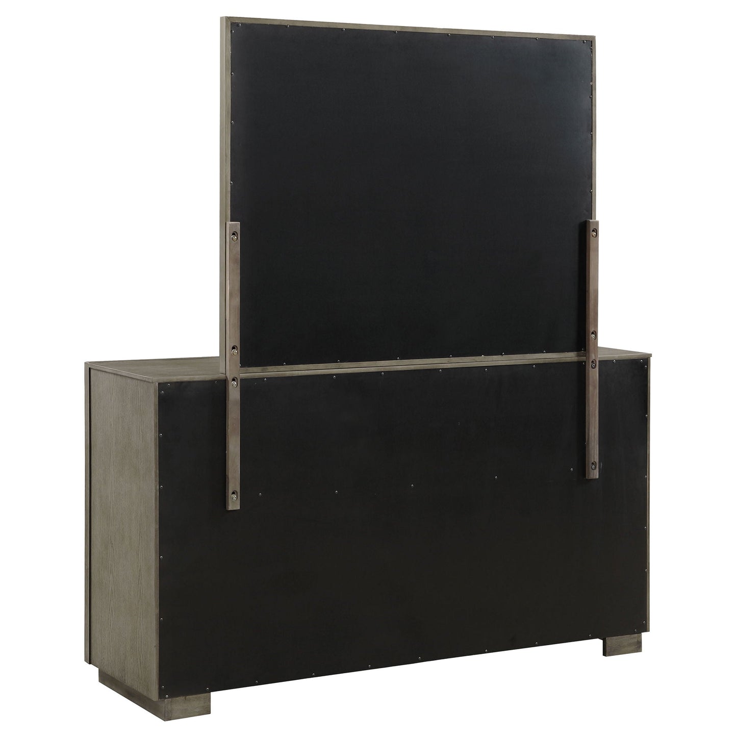 Durango 8-drawer Dresser and Mirror Taupe Oak
