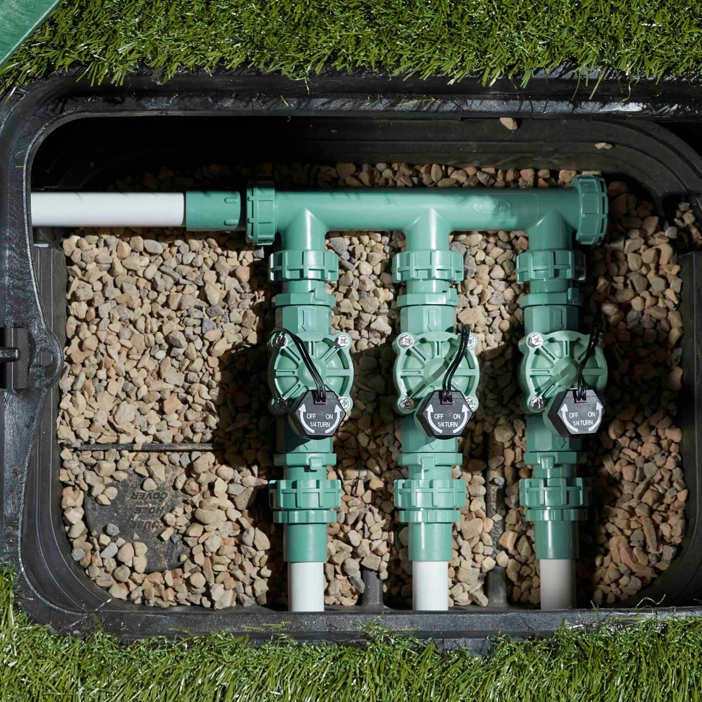 3-Valve Preassembled Manifold with PVC Adapters 57253