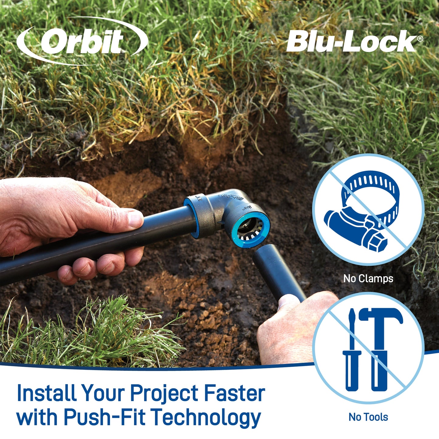 3/4" Blu-Lock Elbow 31374