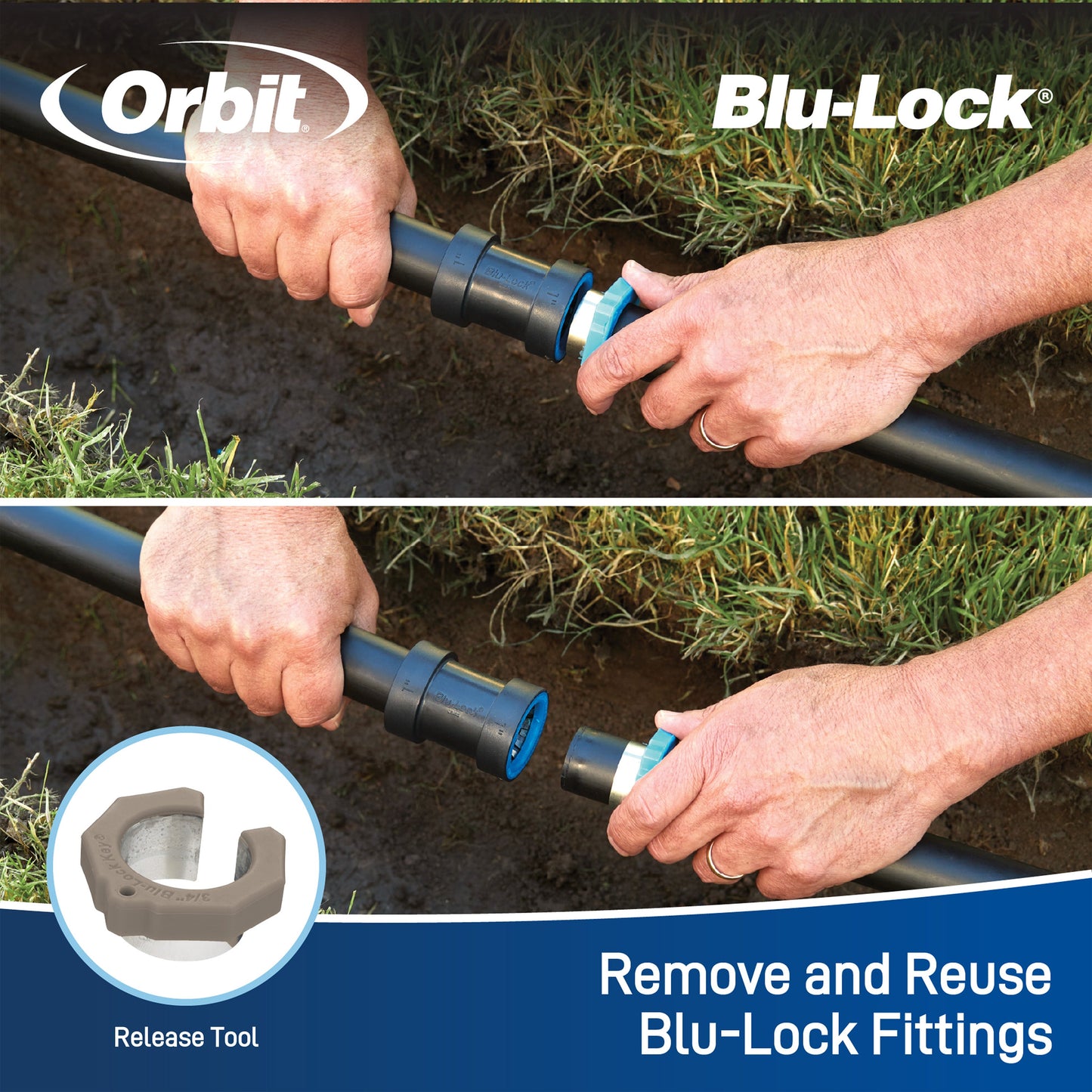 3/4" Blu-Lock Coupling 31376