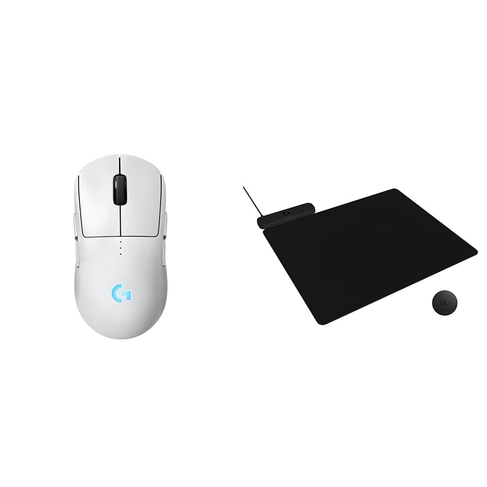 Logitech G PRO 2 Lightspeed Wireless Gaming Mouse, Right- or Left-Handed Mouse with up to 4 Customizable and Switchable Magnetic Side Buttons, 44K DPI Sensor, USB-C Charging, for PC/Mac - Black